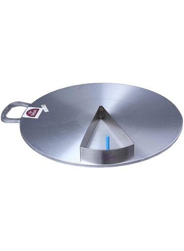 Sufrah Aluminium Arabic Tawa/Khubz/Roti Pan or Regag Maker (Dia 15")