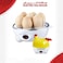 350W Electric Egg Boiler, 7 Egg Capacity Automatic Egg Cooker Steamer with Auto Shut Off