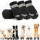KASTWAVE Dog Shoes for Large Medium Dogs Summer Dog Booties Adjustable Straps Rugged Anti-Slip Sole Paw Waterproof Dog Boot Sports Running Hiking Pet Boots - Comfortable Protectors Easy to Wear Size 8