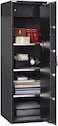Rubik Large Safe Box 1.3 Meter Tall, Digital Keypad and Key Lock, Security Locker for Money Files folder Documents Jewelry Home Office (130x40x50cm) RB130EG Black