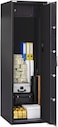 Rubik Large Safe Box 1.3 Meter Tall, Digital Keypad and Key Lock, Security Locker for Money Files folder Documents Jewelry Home Office (130x40x50cm) RB130EG Black