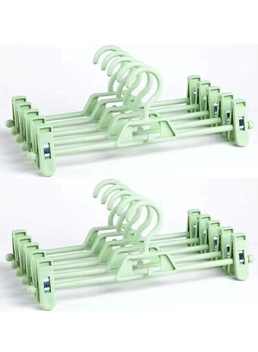10-Piece Trouser Hanger Hanger Skirt Clip