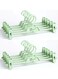 10-Piece Trouser Hanger Hanger Skirt Clip