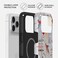 جراب Burga Les Alpes Premium لهاتف iPhone 17 Pro، متوافق مع غطاء صلب مزدوج الطبقات مع حماية من السيليكون - غطاء مقاوم للخدوش والصدمات