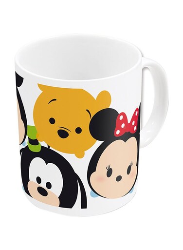 Tsum Printed Mug White/Yellow/Black 320ml