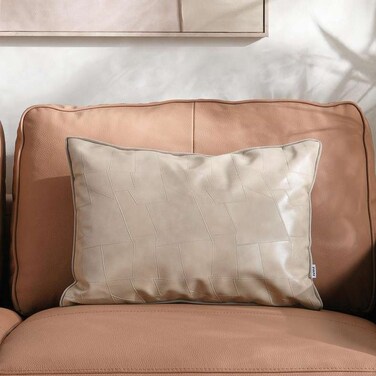 Home Opulenzo Filled Cushion Cream 35x50cm