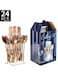24-Piece Stainless Steel Cutlery Set with Stand &acirc;&euro;&ldquo; Rose Gold Finish