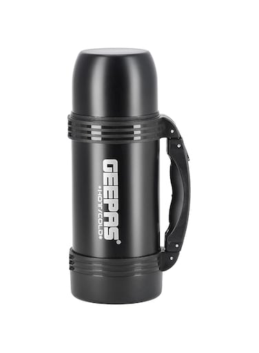 Geepas GSVF4114 0.4 Liter Steel Inner Vacuum Flask (Brown)