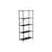 Heavy-Duty 5-Tier Metal Storage Rack with Wheels &ndash; Foldable Shelving Unit, Size 160&times;72&times;34 cm