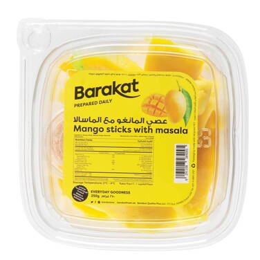 Barakat Kiosk Mango Sticks with Masala 280g