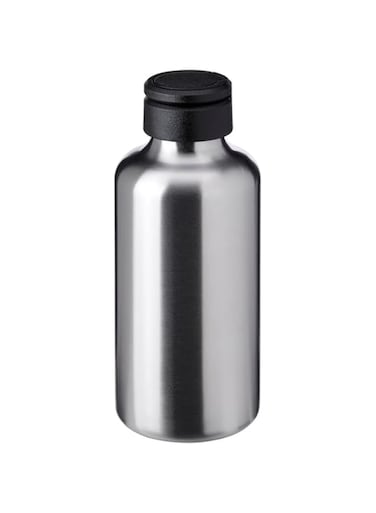 Digital Shoppy ENKELSP&Aring;RIG Water bottle, stainless steel/black, 0.7 l