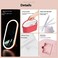 Travel Makeup Organizer with Mirror &ndash; Portable Cosmetic Case with Dimmable LED Lighting