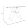 LocknLock Strong Laundry Drying Rack in Beige &ndash; Durable, Foldable &amp; Space-Saving