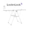 LocknLock Strong Laundry Drying Rack in Beige &ndash; Durable, Foldable &amp; Space-Saving