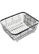 BONITA Dish Drying Rack With Utensils Holder Multi-functional Metal Rustproof Countertop Large Kitchen Utensils Dish racks Dish Stand (Black) (WITHOUT DRAIN BASKET)