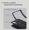 Samsung Galaxy S25 Case, Super Frosted Shield Pro, Matte PC Hard Back Cover, Anti-scratch Protection, Slim Design Samsung Galaxy S25 5G 2025 Black
