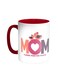 Mom I Love You So Much Printed Coffee Mug Red/White 11ounce