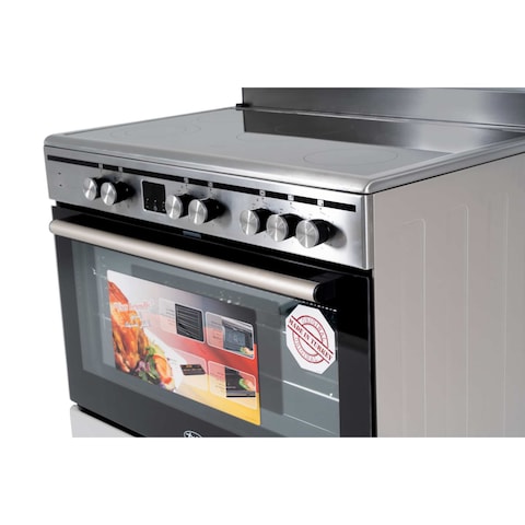 Terim Electric Cooker TERVC96ST Silver/Black 90x60cm