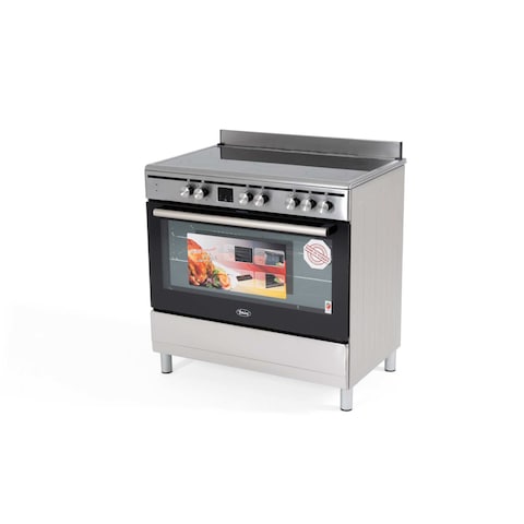 Terim Electric Cooker TERVC96ST Silver/Black 90x60cm