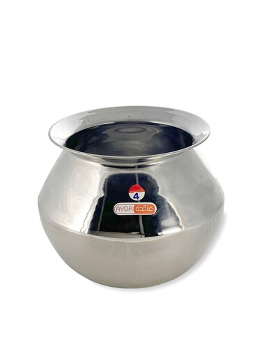 Stainless Steel Pongal Handi Milk Pot Rice Pot Kalam 7Liter
