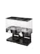Dry Food Dispenser Dual Controls Black