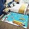7mm 950g ultra crystal velvet 3D printed carpet 80*120 CM