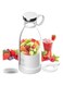 Excefore Personal Size Blender, Portable Blender, Battery Powered USB Blender (White)