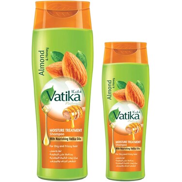 Vatika Naturals Almond And Honey Moisture Treatment Shampoo White 400ml+200ml