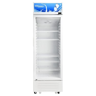 Super General Single-Door Upright Chiller SGSC398 White 395L