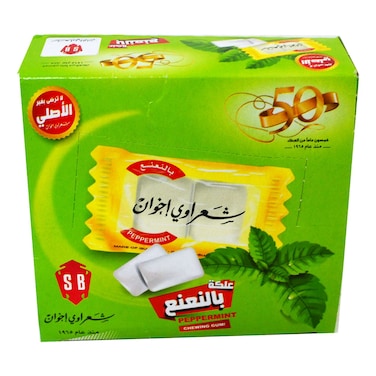 Sharawi Bros Peppermint Chewing Gum, 250g
