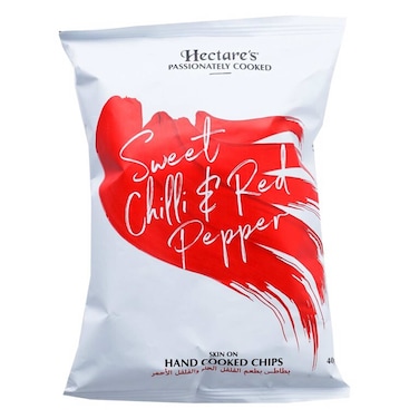 Hectare's Sweet Chilli and Red Pepper Hand Cooked Potato Chips, 40g