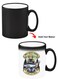 Color Changing Heat Sensitive Ceramic Mug, Image Revealed When HOT Liquid is Added! Fishing is my Cardio