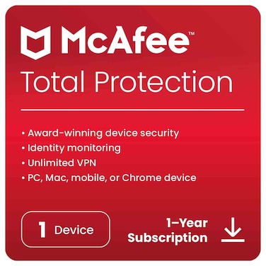 McAfee AntiVirus Software 1 PC, 12 Months, ESD