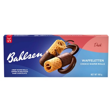 Bahlsen Waffeletten Dark Choco Wafers, 100g
