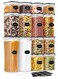 Airtight Food Storage Containers   14pcs Airtight Stackable Plastic Kitchen Containers &amp; Storage Set With Labels &amp; Marker   BPA Free Dishwasher, Microwave &amp; Freezer Safe