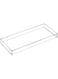 MaxGear Vanity Tray, Toilet Tank Storage Tray, Acrylic Bathroom Tray Bathtub Tray Bathroom Vanity Organizer Clear Perfume Tray Countertop for Soap, Towel, Tissue, Candle, Plant, 11.8 &times; 5 &times; 1.2 inch