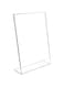 BPA&reg; goldleaf A4 Acrylic Portrait Counter Poster Display Stand - Clear