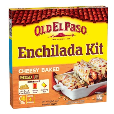 أولد إل باسو كيت إنشيلادا مخبوزة بجبنة خفيفة، 663 غرام