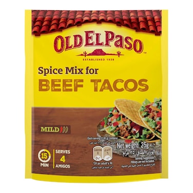 Old El Paso Mild Beef Tacos Spice Mix, 25g