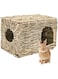 Grass House For Rabbits, Guinea Pigs, Natural Seagrass Hand Woven Folding For Small Animal G, Abx234