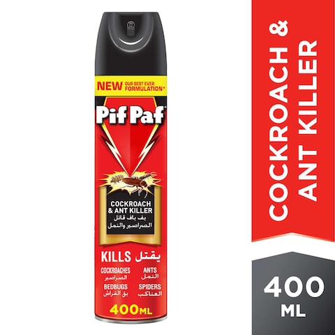 Pif Paf Cockroach &amp; Ant Spray Killer 400ml