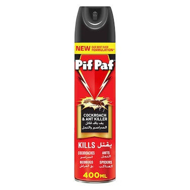 Pif Paf Cockroach &amp; Ant Spray Killer 400ml