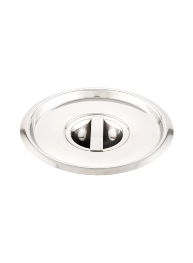 LID ONLY: Met Lux Lid For 4.25 Quart Bain Marie, 1 Stainless Steel Lid For Bain Marie Pot - Built-In Handle, Pot Sold Separately