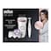 Braun Silk-Epil 9 SkinSpa Sensosmart 4-in-1 Epilator 9/980 Epilator with 8 Extra Shaver Heads, Rose Gold
