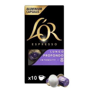 L&#39;or Profondo Espresso Coffee Capsules 10 Capsules, 52g