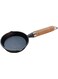 Cabilock Small Nonstick Egg Frying Pan: 10cm Egg Pan Omelet Pan Cast Iron Mini Round Skillet Pancake Pan Egg Cooker Pan for Poached Egg Breakfast Black