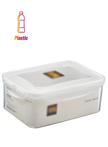 BPA Free Rectangle Pp Airtight Food Storage Containers For Kitchen Organization