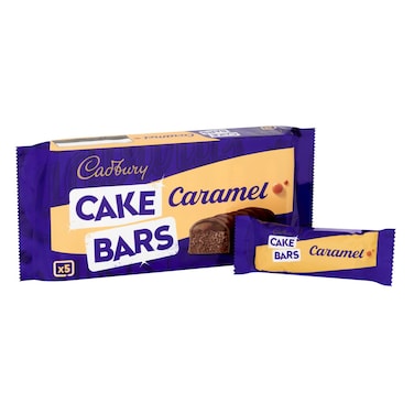 Cadbury Caramel Cake Bars, 105g