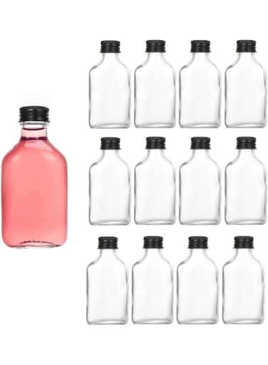 12 pack 50ml empty juice bottle glass milk beverage bottle coffee bottle Kombucha bottle coffee bottle party drink shop coffee shop