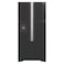 Hitachi 760L Gross Side by Side 4 Doors Premium Refrigerator RW760PUK7GBK, 10 Year Warranty on Inverter Compressor, French Door Glass Black